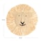 Hello Honey® 16.5" Natural Savannah King Raffia Lion Wall Art